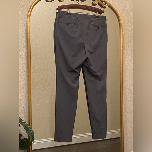 Savile Row Brixton Elegant Charcoal Men's Dress Pants Size 36W 34L - Picture 5 of 10